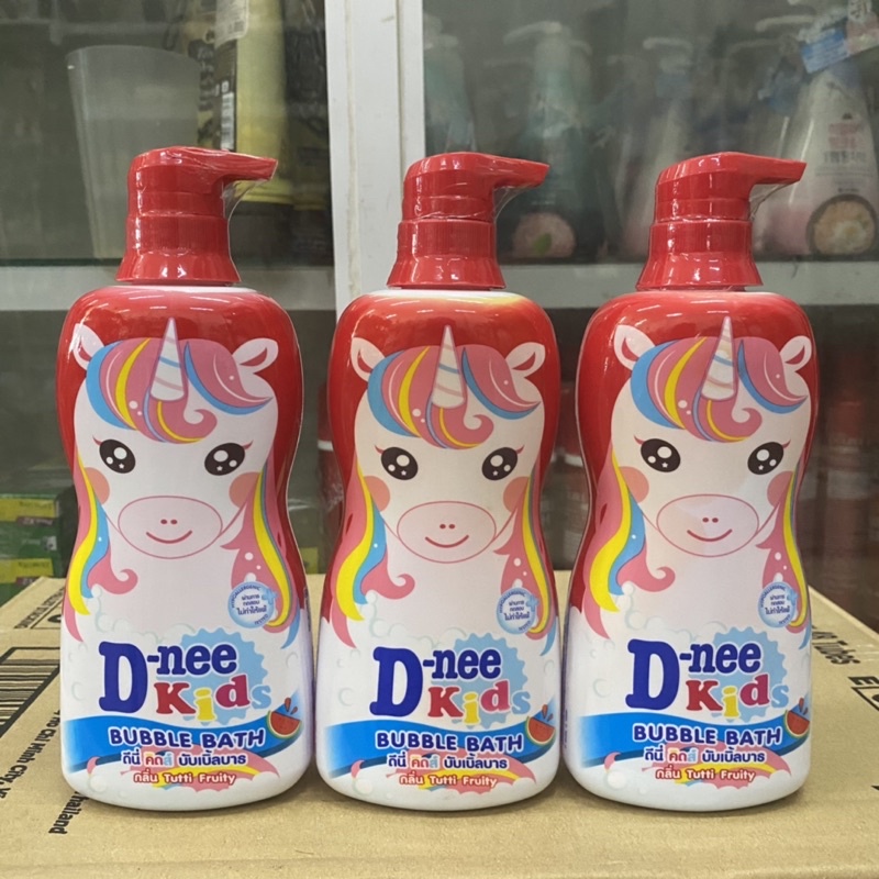 Sữa Tắm Trẻ Em D-nee Kids Bubble Bath Kỳ Lân 400ml Thái Lan ( đỏ )