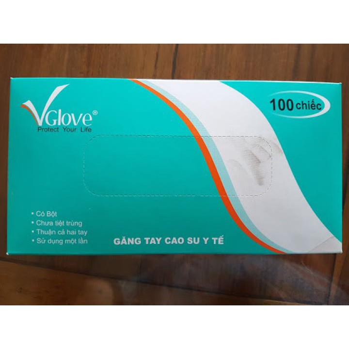 HỘP 100 CHIẾC GĂNG TAY Y TẾ VGLOVE