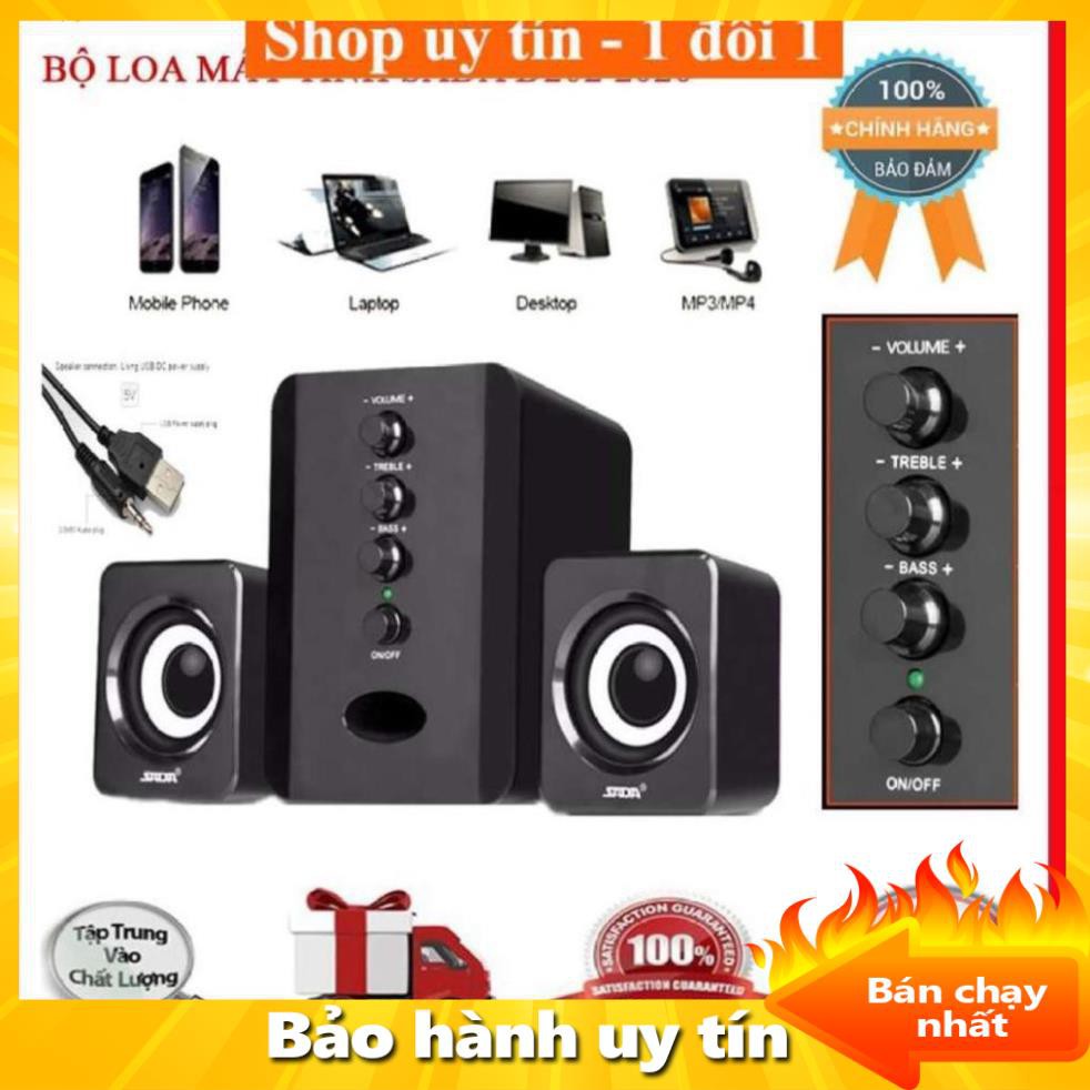 [ Xả kho tết] Loa Bãi Nhật, Bộ Loa Máy Tính Usb Sada D202 2020 giá Rẻ Âm Thanh Sống Động - Freeship - Bảo hành uy tín