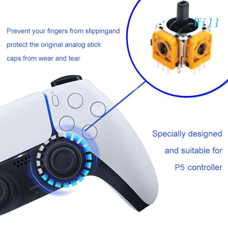 Set 5 Mô Đun Cảm Biến Analog 3D Chuyên Dụng Cho Tay Cầm Chơi Game PS5