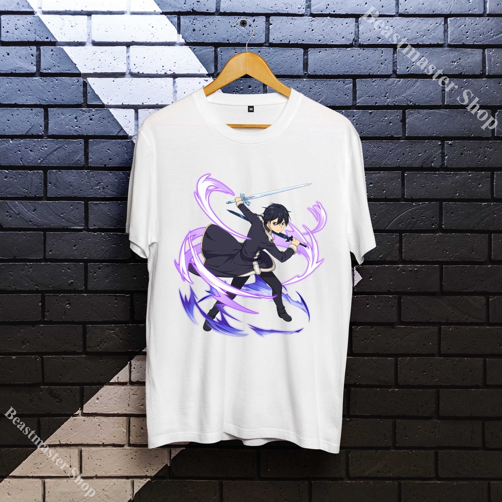 [DISCOUNT]💚Áo Thun Kirito - Sword Art Online - Kirito T-Shirt siêu rẻ - H4SAO-006