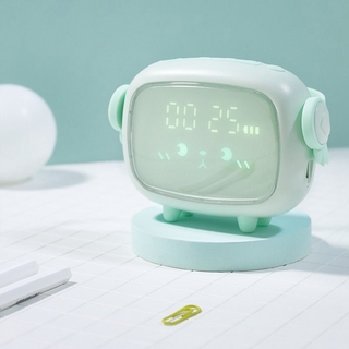 Smart Clock Children Sleeping Training LED Night Light Alarm Clock