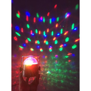 Đèn Led Xoay 7 Màu Hình Trụ Cảm Ứng Theo Nhạc Vũ Trường, Karaoke, Sân Khấu