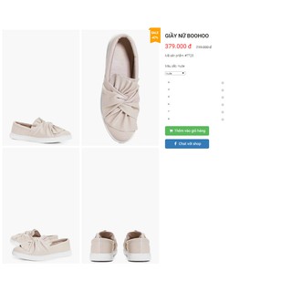 Giầy nữ Boohoo