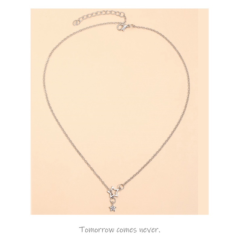 Vòng cổ Hình Ngôi Sao Năm Cánh Đính Đá Thời Trang Cho Nữ