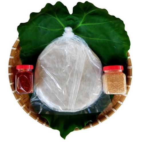 Combo 250g bánh tráng phơi sương + hủ muối tôm + hủ sate