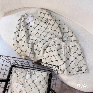 Set nỉ bông màu Ghi MLB