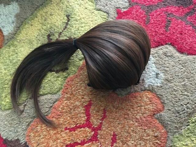 Compo búi phồng mái phồng hình thật