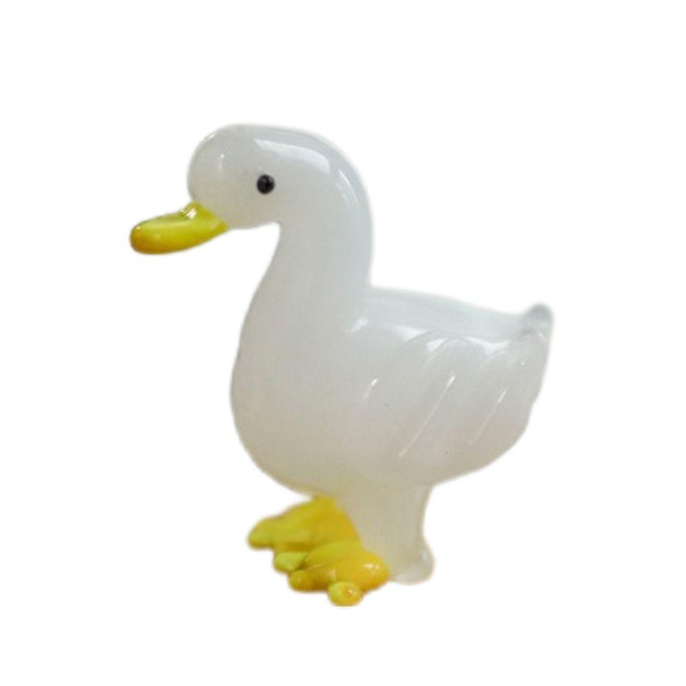 Tượng Vịt Bằng Kính Dùng Trang Trí Phòng Khách