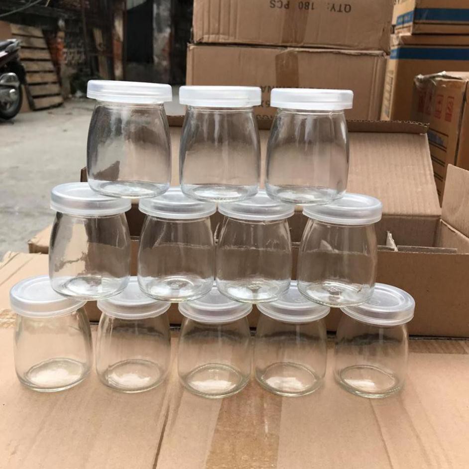 hũ làm sữa chua 12 cốc có nắp đậy thủy tinh | BigBuy360 - bigbuy360.vn