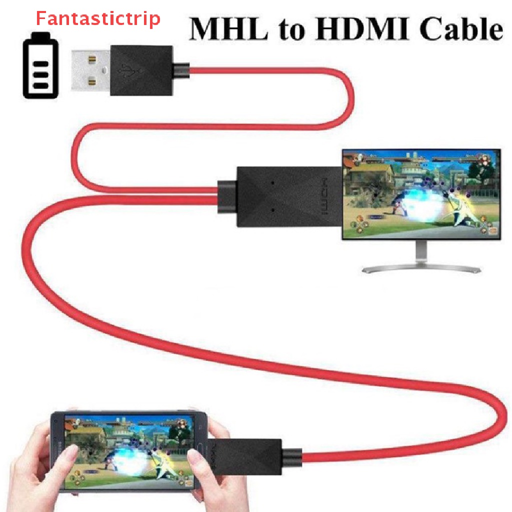Cáp Chuyển Đổi Micro USB Sang HDMI 1080P HD TV Dài 2m Mới 2020 Cho Điện Thoại Android