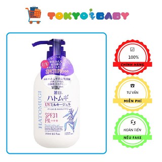 Sữa Dưỡng Thể HATOMUGI SPF31 PA+++ Hạt Ý Dĩ Nhật Bản 250ml