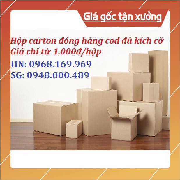 [Xả Kho] FreeShip - 100hộp carton 15x10x5cm - Giá gốc thùng carton các loại