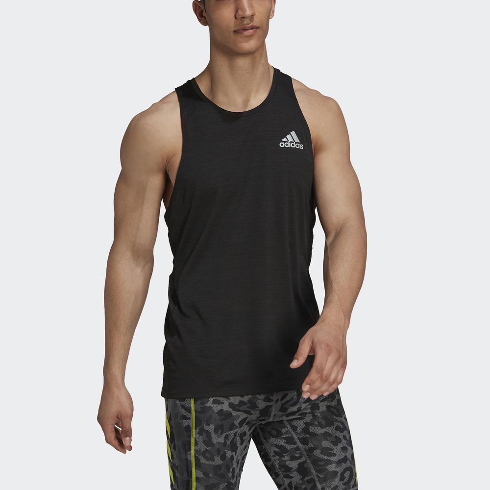 Áo Tee adidas RUNNING Nam Áo Ba Lỗ Chạy Bộ Màu đen GN2164