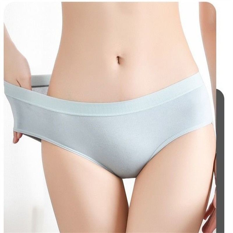 Quần Lót Cotton Không Đường May Thoáng Khí Chất Lượng Cao THời Trang Đơn Giản Cho Nữ