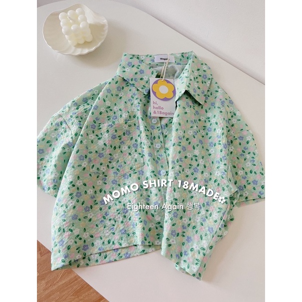 Áo sơ mi Momo 18made ✿ 𝐁𝐲 𝐄𝐢𝐠𝐡𝐭𝐞𝐞𝐧 𝐀𝐠𝐚𝐢𝐧