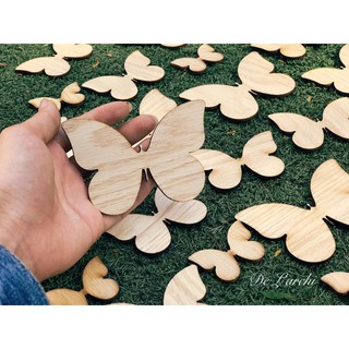 Combo 10 bướm gỗ decor