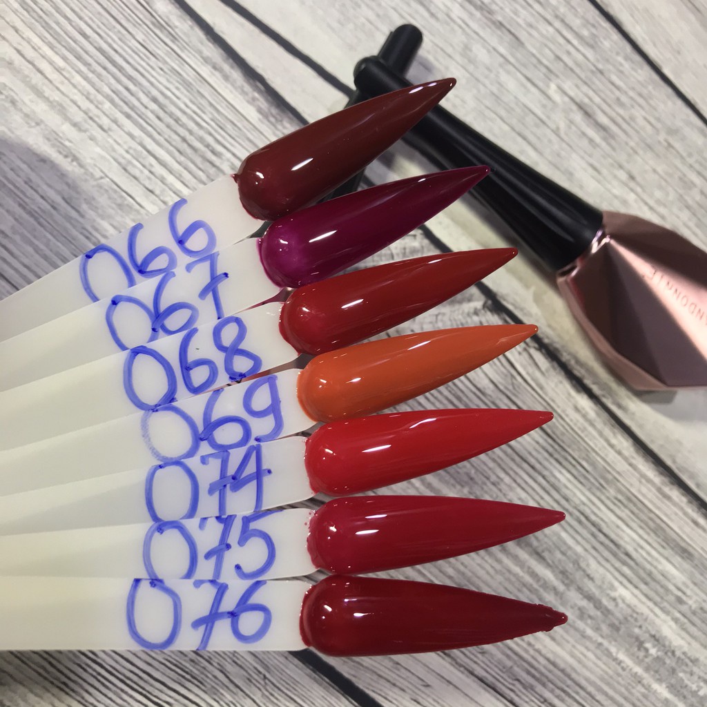 Sơn gel VANDONNIE màu 066-076 tông đỏ Thiên Di Nail
