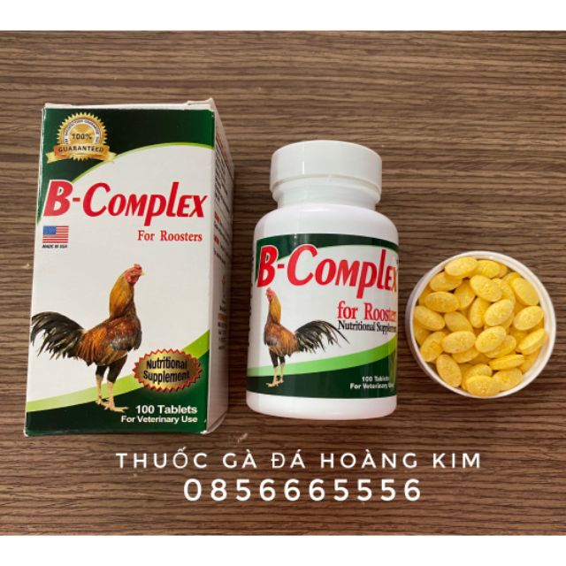 B COMPLEX - Bổ sung vitamins và dưỡng chất cho gà đá