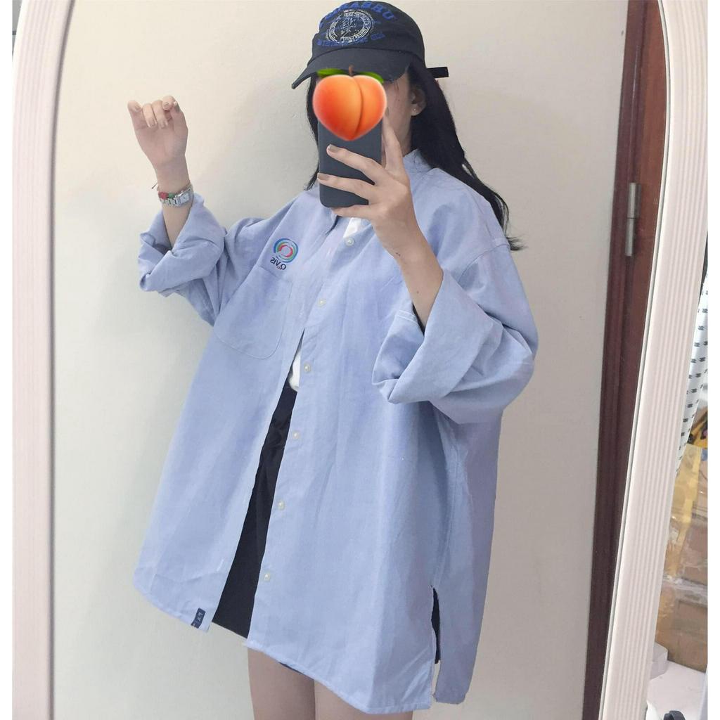 Somi freesize unisex 2hand _Somi form rộng /Somi nâu freesize/Somi kẻ xanh form rộng/Somi trắng freesize xẻ tà