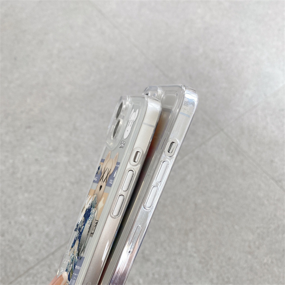Ốp Điện Thoại Mềm Chống Sốc In Hình Gấu KAWS Cho iPhone 11 13 12 X XS Pro Max XR 12 13