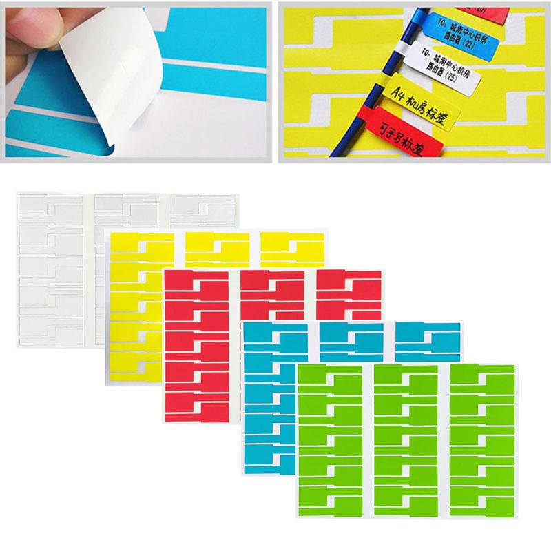 Set 30 Nhãn Dán Đánh Dấu Dây Cáp Chống Nước Tiện Dụng