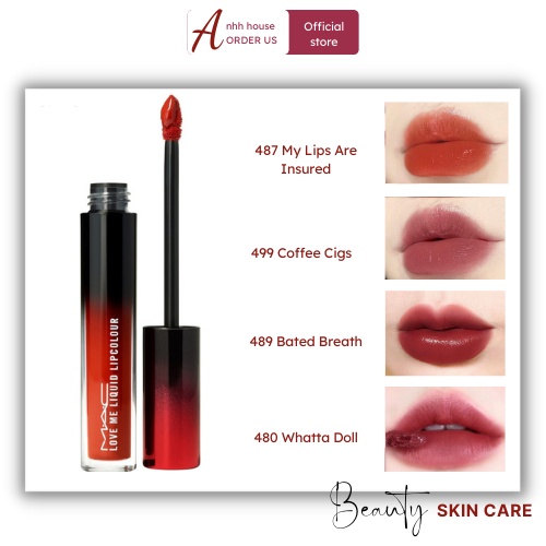Son kem lỳ mịn mượt MAC Love Me Liquid Hàng Sẵn săn sale bill US Full Size