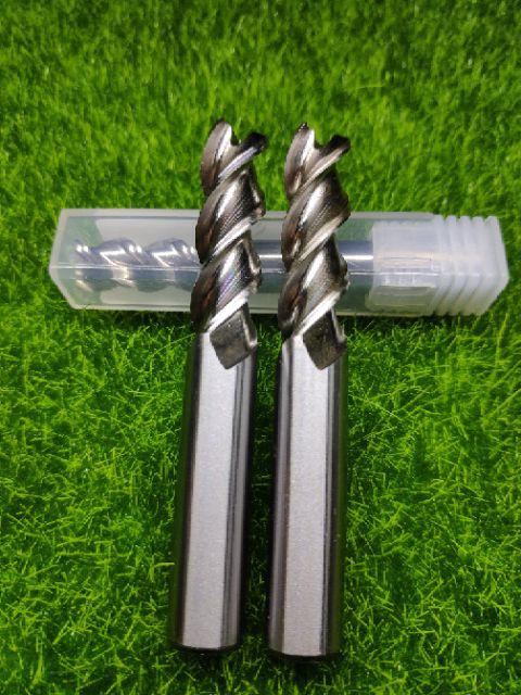Dao CNC phay nhôm - 3 me xoắn - 3mm 4mm 5mm 6mm 7mm 8mm 10mm 12mm - SK CNC SHOP