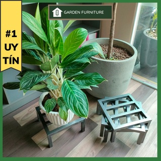 Đôn cây cảnh, kệ cây cảnh, đôn để cây cảnh chắc chắn, tiện lợi kê ban công sạch sẽ, kệ sắt sơn tĩnh điện Đ30