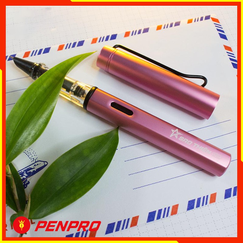 Bút Mực Sao Thiên S011 Ngòi Kim Tinh Lá Tre Tự Tạo Thanh Đậm - Luyện Chữ
