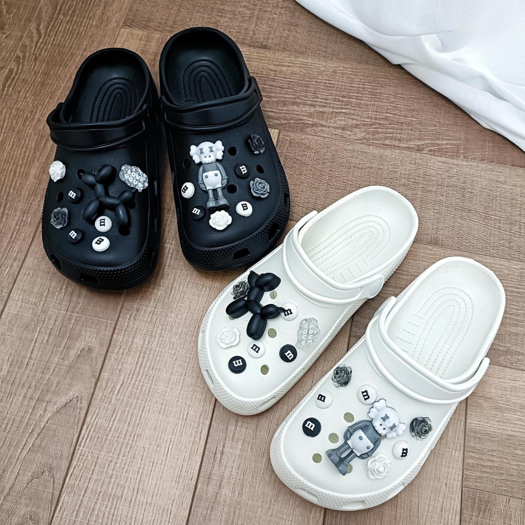 Dép sục Drew House - Tặng kèm Full bộ hình gắn Kaws Chó 3D siêu xinh
