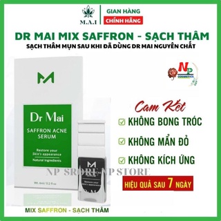 Serum mụn dr mai 6ml - dr mai mix saffron thâm & se khít lỗ chân lông
