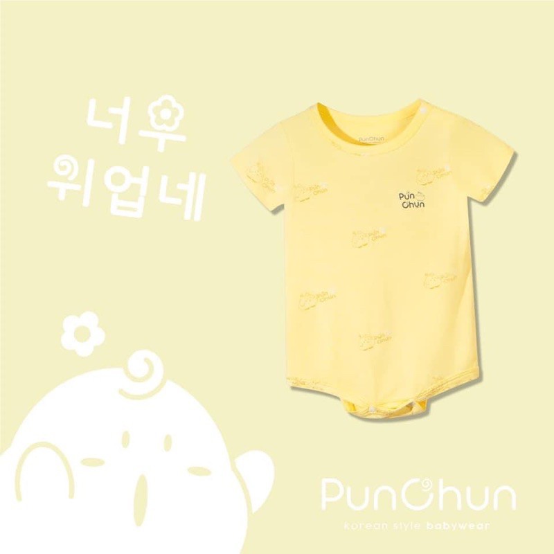 Body chip cộc PunChun cho bé trai/bé gái (Sz 3-12m)