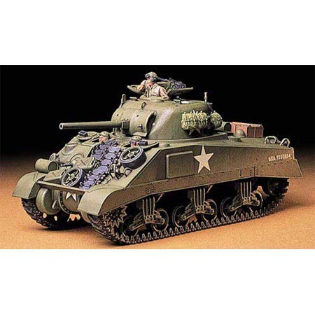 Mô hình lắp ráp xe tăng Hoa Kỳ M4 Sherman 1/35 SCALE U.S. MEDIUM TANK M4 SHERMAN (EARLY PRODUCTION) 35190 TAMIYA