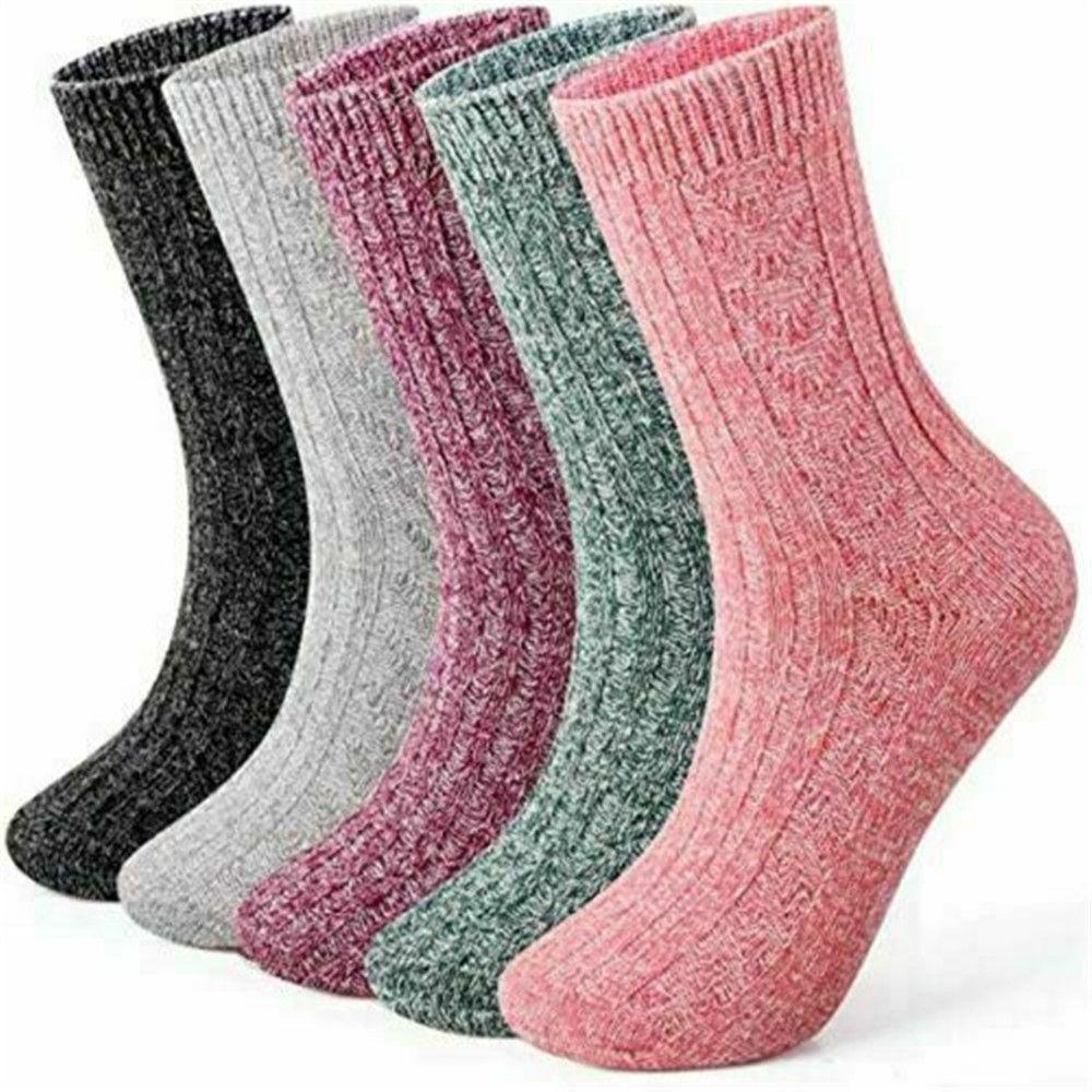 Set 5 Đôi Vớ Đi Tuyết Dày Giữ Ấm