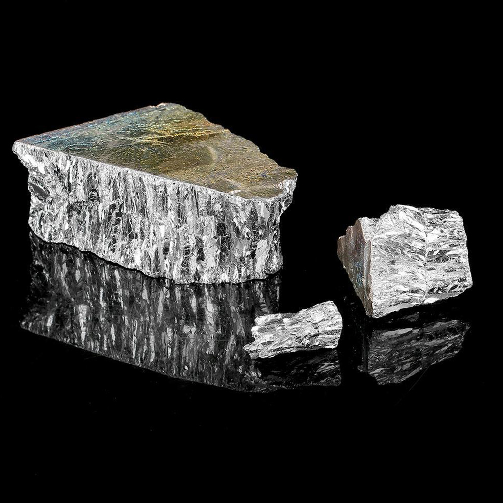 Bangla* 1kg Bismuth Metal Irregular Shape Diamagnetic Elementary Substance Multipurpose Bismuth Ingot for Semiconductors vn3