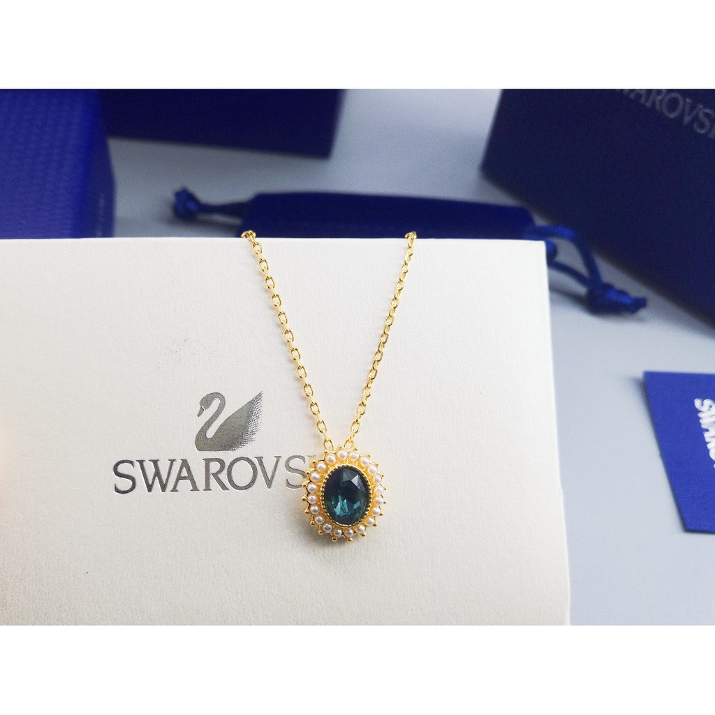 Dây Chuyền Mặt Tròn Đính Đá Swarovski 2021 5484171