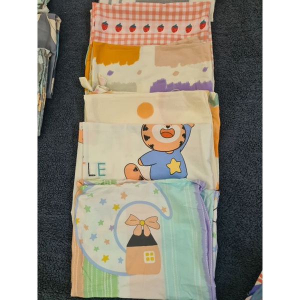 Vỏ Gối Ôm Cotton 100%, May dây chuông, dây rút tiện dụng, size 35x100cm. Chất liệu mềm mát, mẫu Kute