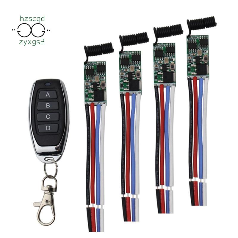 Rơ Le Điều Khiển Đèn LED Từ Xa Không Dây 433Mhz DC3.6V-24V 1CH
