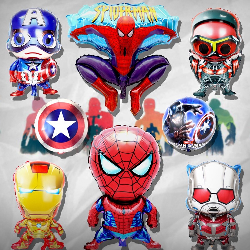 Bong Bóng Lá Nhôm Hình Nhân Vật Hoạt Hình 18 inch Trang Trí Sinh Nhật Cho Bé