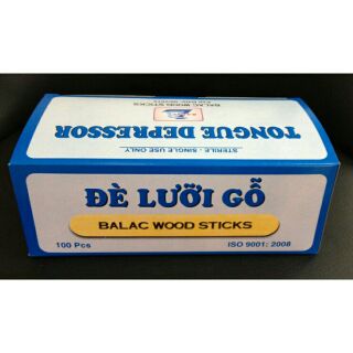 Thanh lý 5 lốc(25 que lốc ) que đè lưỡi