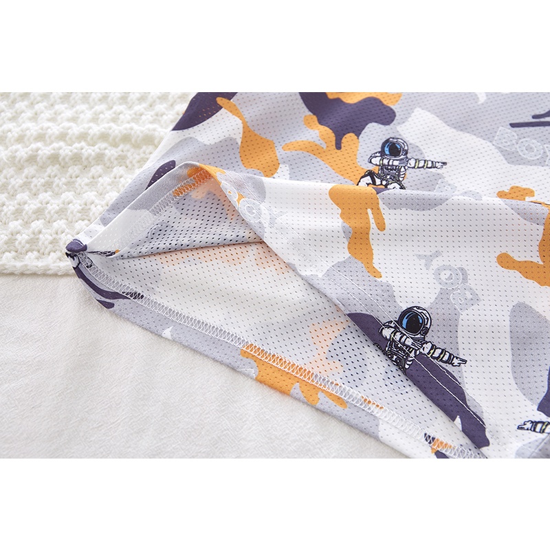 Set Đồ Thể Thao 2 Món Gồm Áo Thun Lưới Cổ Tròn Và Quần Ngắn Dành Cho Bé Trai 0-5 Tuổi