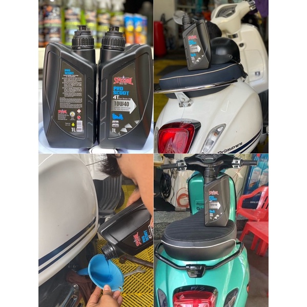 Nhớt Speedol Ester Pro Scoot 10w40_1L dành cho xe ga