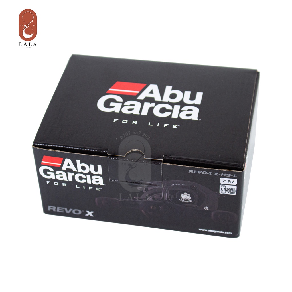 Máy câu ngang Abu Garcia Revo4 X-HS-L tay trái