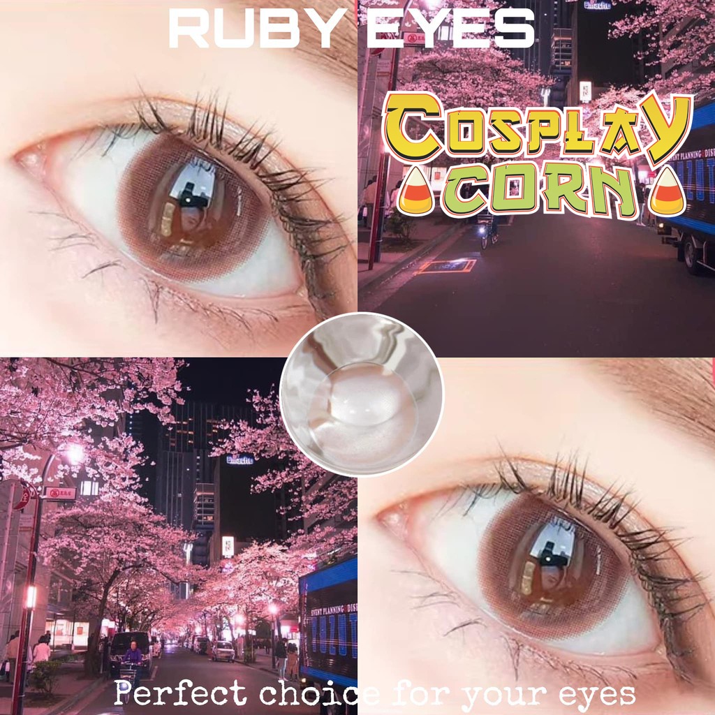 Tổng hợp 14 mẫu lens RUBY Eyes Nâu hot nhất