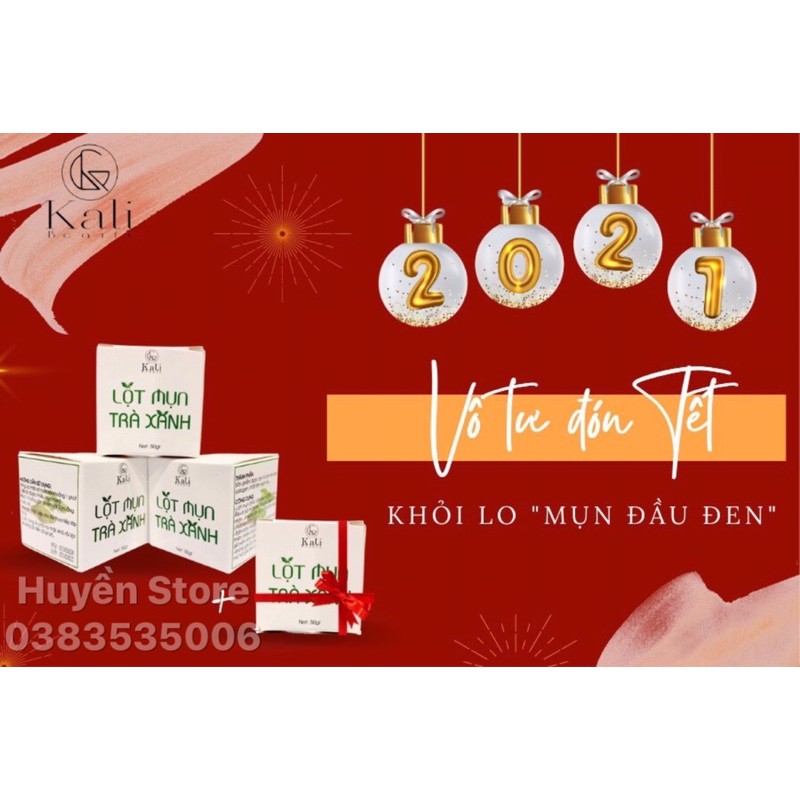 COMBO 2 HỦ LỘT MỤN DƯỠNG DA TRÀ XANH THIÊN NHIÊN - ANTI CÁC LOẠI MỤN