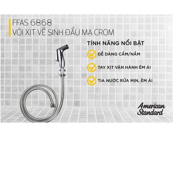 Vòi xịt toilet American Standard FFAS6868 mạ crom sáng bóng
