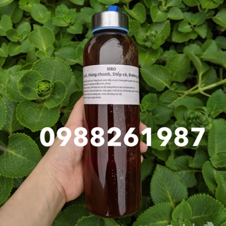 Siro ho húng chanh quất diếp cá đường phèn