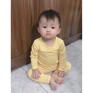 bộ thun lạnh minkymom trơn mầu