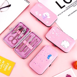 Bộ bấm móng 7 món hộp đựng dễ thương,,,
